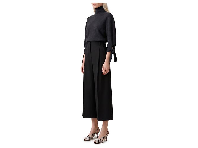 Pantalones Jacquemus Miami de lana negra Negro - vista 2