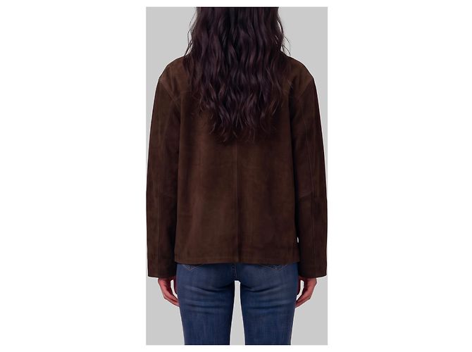 Arma Rosia Gritty suede jacket Brown - view 3