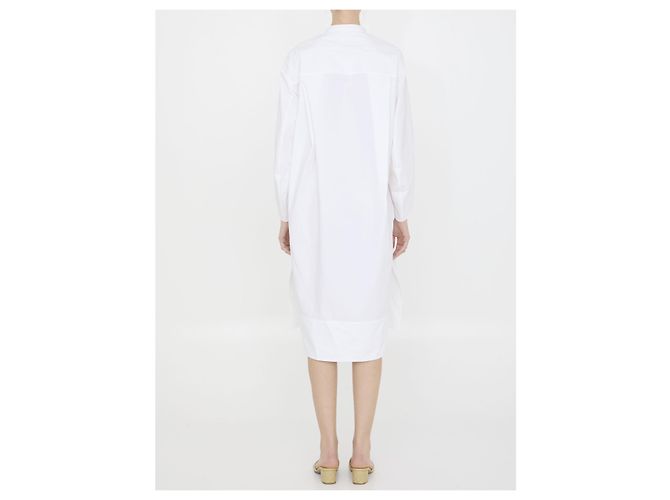 Abito Khaite Brom in cotone bianco - vista 4
