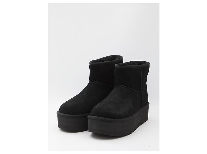 Ugg Classic Mini Platform Nero - vista 2