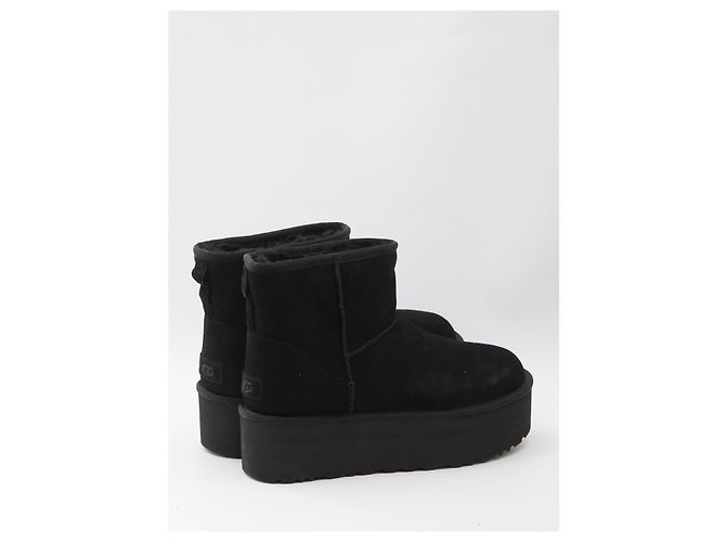 Ugg Classic Mini Platform Nero - vista 3