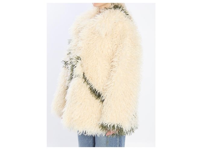 Jakke Cocoon Kunstpelz Jacke creme - Ansicht 2