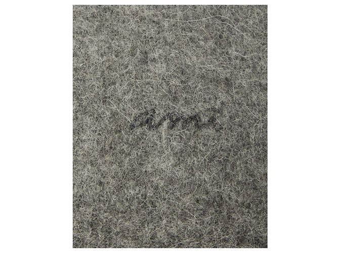 Ami Paris Ami de Coeur Cardigan aus Alpaka Grau - Ansicht 4