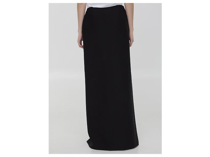 Valentino Garavani Rock aus Crepe Couture Schwarz - Ansicht 4