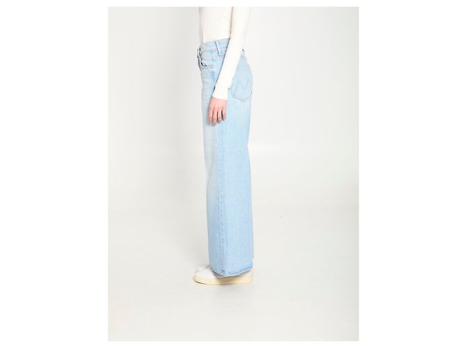 Mother Jeans The Ditcher Roller Zip Skimp Blu chiaro - vista 3