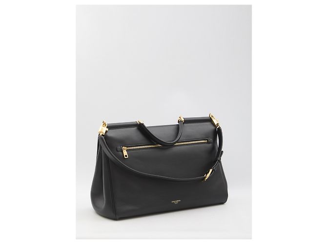 Dolce & Gabbana Meine Sicily Handtasche maxi Schwarz - Ansicht 2