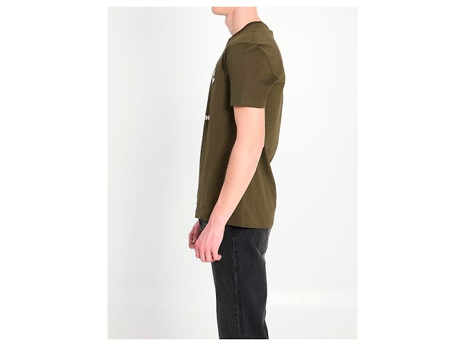 T-shirt Dolce & Gabbana in cotone verde - vista 3