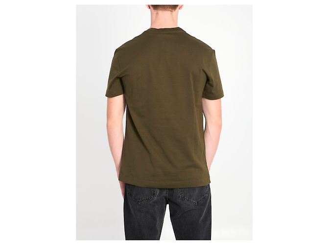 T-shirt Dolce & Gabbana in cotone verde - vista 4
