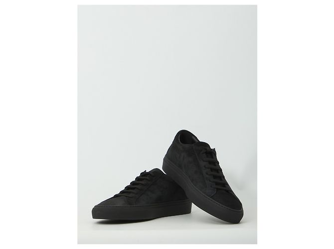 Common Projects Zapatillas Achilles Premium de ante off black Negro - vista 5