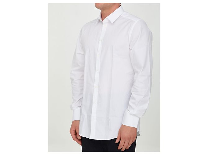 Camisa Dolce & Gabbana Blanca de Algodón de Manga Larga Blanco - vista 2