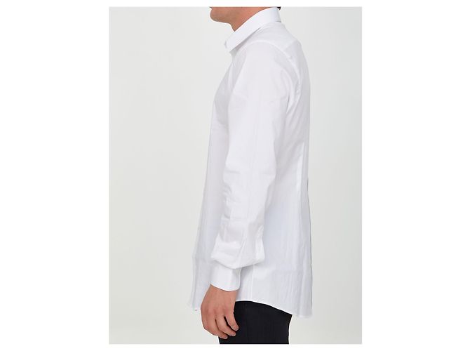 Camisa Dolce & Gabbana Blanca de Algodón de Manga Larga Blanco - vista 3