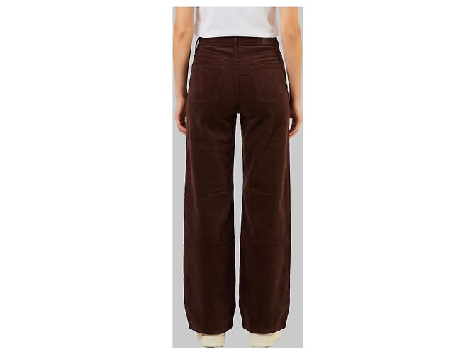 Mother Jeans Undercover Sneak com bolsos aplicados Marrom - vista 3