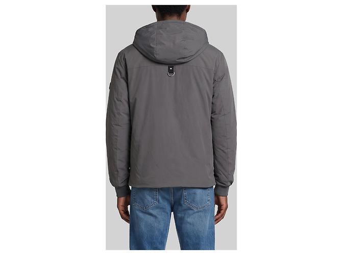 Moose Knuckles Chaqueta bomber con capucha Northdale Gris - vista 3