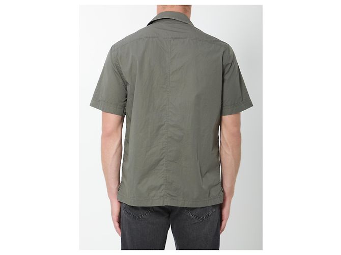 Dolce & Gabbana Camisa de algodão verde militar - vista 4