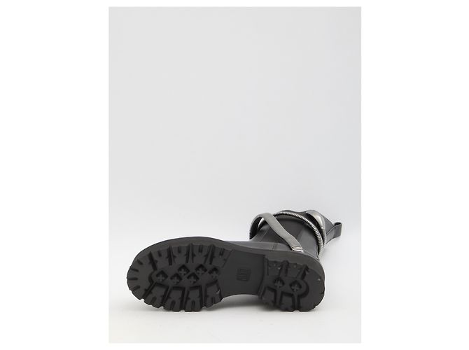 Rene Caovilla Juniper 45 Biker Boots Schwarz - Ansicht 4
