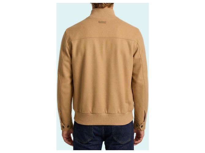 Lardini Giacca bomber Camel Sponge Beige - vista 2