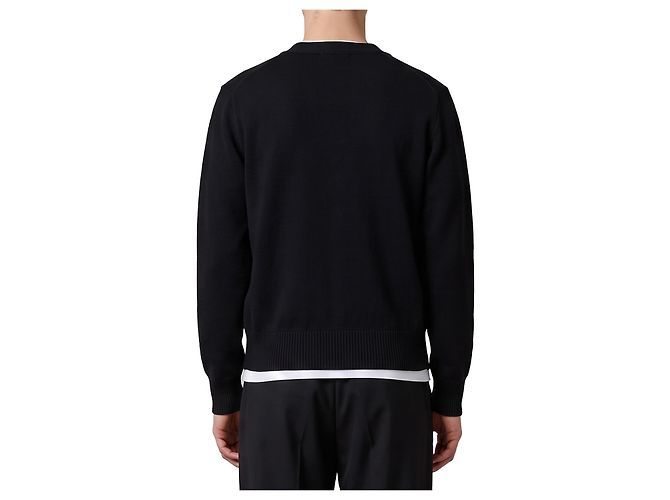 Ami Paris Ami de Coeur Wollencardigan Schwarz - Ansicht 3