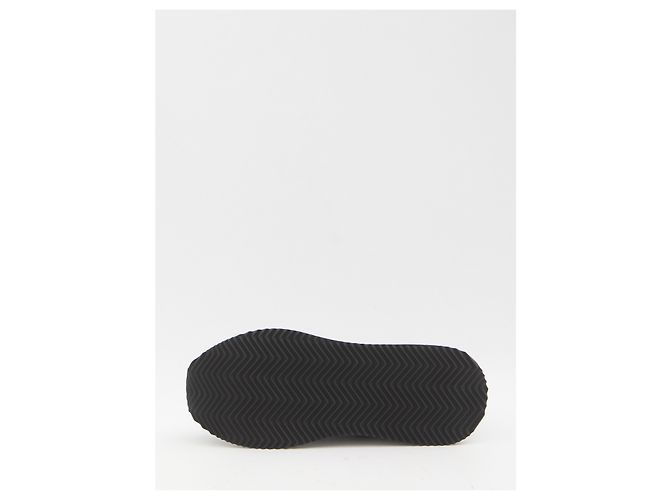 Sneakers Dolce & Gabbana DG Cushion in pelle nera Nero - vista 4