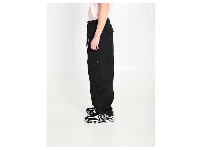 Dolce & Gabbana Black Cotton Stretch Cargo Pants - view 3