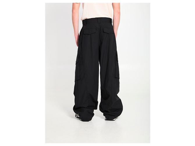 Dolce & Gabbana Black Cotton Stretch Cargo Pants - view 4