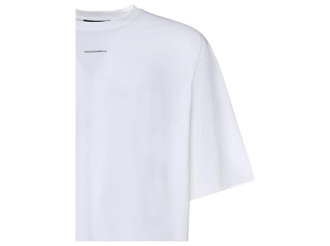 Dolce & Gabbana T-shirt en coton oversized Blanc - vue 3