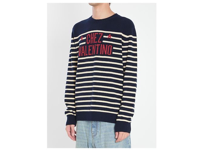 Valentino Garavani Chez Valentino Sweater Blue - view 2
