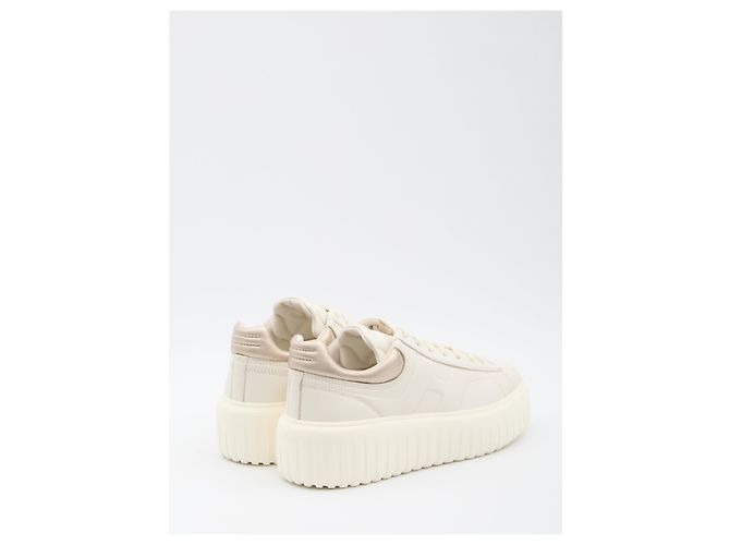 Hogan H-Stripes Sneaker aus Leder weiß - Ansicht 2