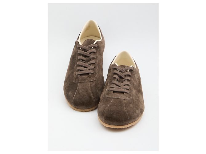 Sneakers Common Projects Marroni Pelle Camoscio Marrone - vista 5