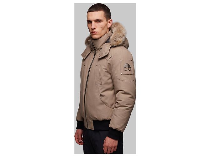 Moose Knuckles Casaco bomber acolchoado em nylon ballistic Marrom - vista 2