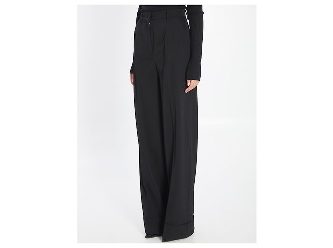 Dolce & Gabbana Wollhose Schwarz - Ansicht 2