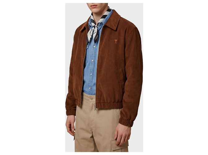 Ami Paris Ami de Coeur Cordjackett Braun - Ansicht 2