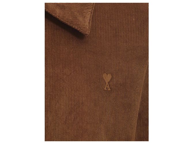 Ami Paris Ami de Coeur Cordjackett Braun - Ansicht 4