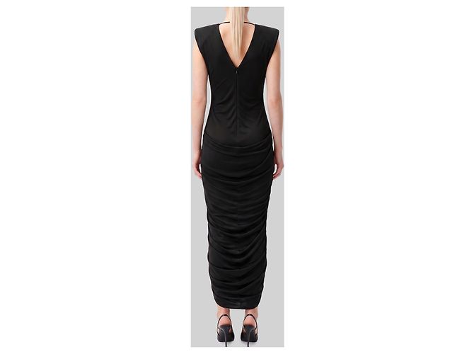 Medusa Versace Vestido de noche de jersey de viscosa Negro - vista 3