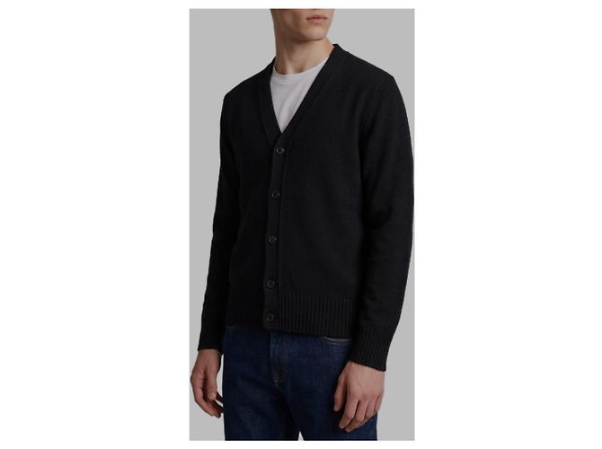 Ami Paris Ami de Coeur Cardigan Schwarz - Ansicht 2