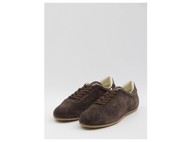 Common Projects Driving sneakers in suede Brown - view 2