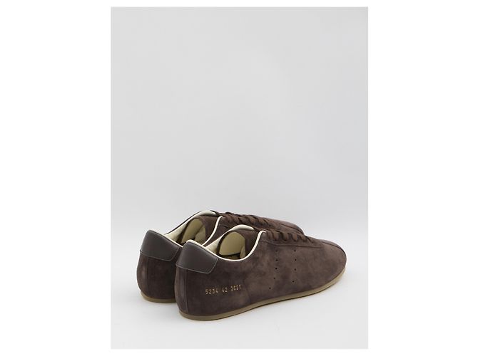 Common Projects Driving sneakers in suede Brown - view 3