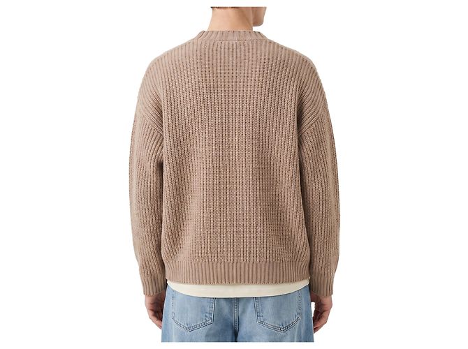 Roberto Collina Strickjacke aus Zopfwolle Beige - Ansicht 3