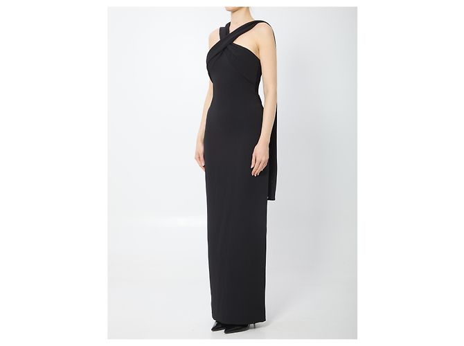 Vestido maxi Rona Solace London negro - vista 2