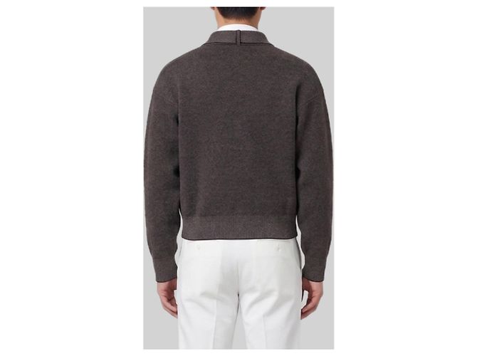 Jacquemus Pelota Cardigan aus Wolle und Kaschmir Grau - Ansicht 3