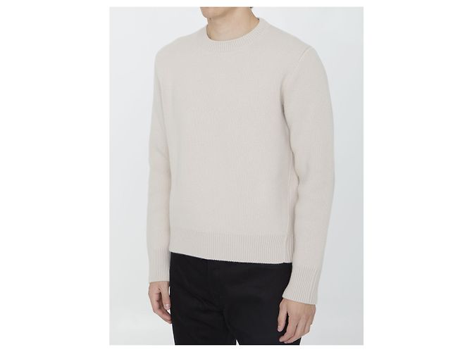 Lanvin Camisola de lã e cashmere Cru - vista 2
