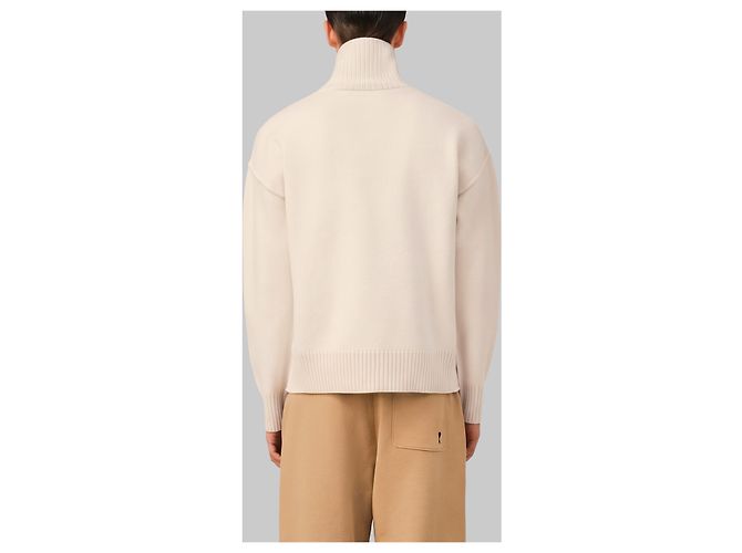 Ami Paris Ami de Coeur turtleneck sweater White - view 3