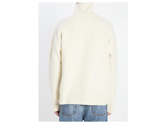 Ami Paris Ami de Coeur turtleneck sweater White - view 4
