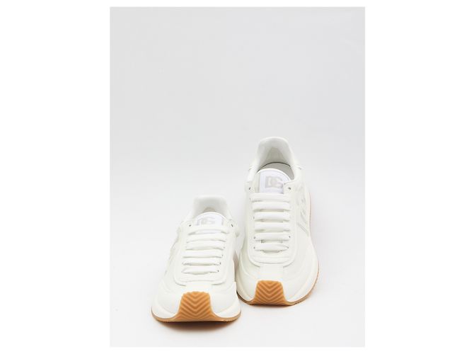 Sneakers Dolce & Gabbana DG Cushion in pelle bianca Bianco - vista 5