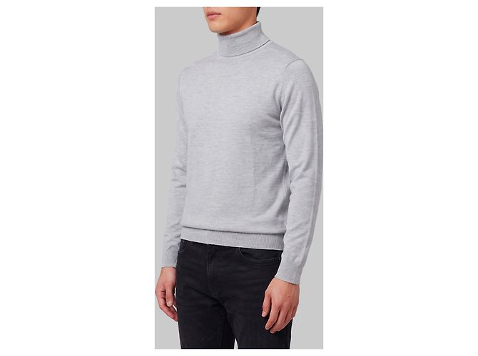 John Smedley Pull Cherwell en gris Nimbus - vue 2