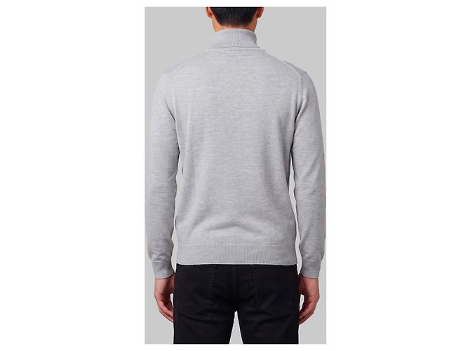 John Smedley Pull Cherwell en gris Nimbus - vue 3