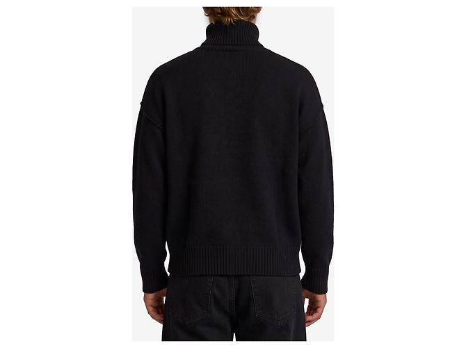 Ami Paris Rollkragenpullover Ami de Coeur Schwarz - Ansicht 3