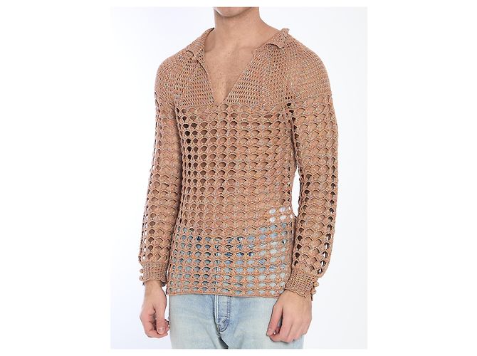 Valentino Garavani Camicia in maglia traforata Multicolore - vista 2