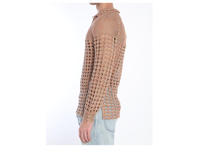 Valentino Garavani Camicia in maglia traforata Multicolore - vista 3