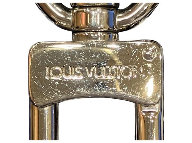 Llavero Louis Vuitton Monogram Bandana Blanco Azul - vista 4