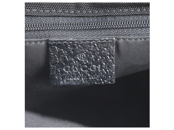Gucci Jackie Leder-Rucksack Schwarz - Ansicht 5